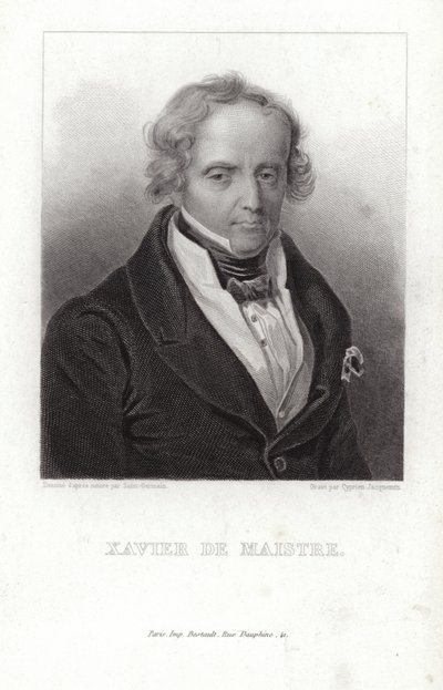 Xavier de Maistre, fransk soldat och författare av French School