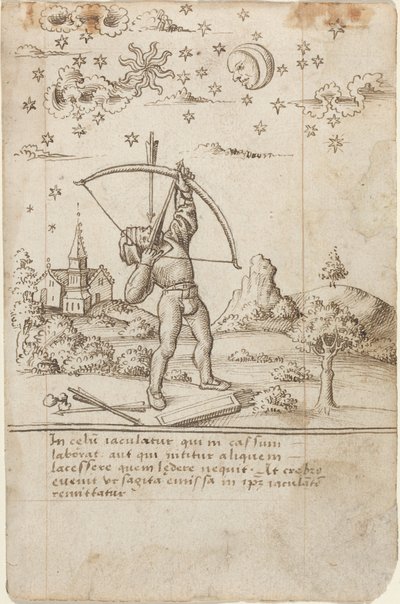 Du zielst auf den Himmel [fol. 9 recto], c.1512-1515 von French School