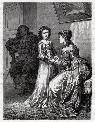 Ditt huvud är skyldigt om ditt hjärta inte är skyldigt, sa Madame de Lanclos till sin dotter Anne "" Ninon"" från Enclos (eller Ninon de Lenclos eller Ninon de Lanclos av French School