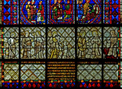donator - of grisailles of Canon Thierry (w36) av French School