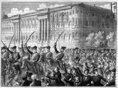 händelser Fjärde koalitionens krig 1806 - 1807 krigsentusiasm i Berlin - Fjärde koalitionen - Stor agitation i Berlin - Cree de guerre skjuter mot Frankrike - i "Histoire de l