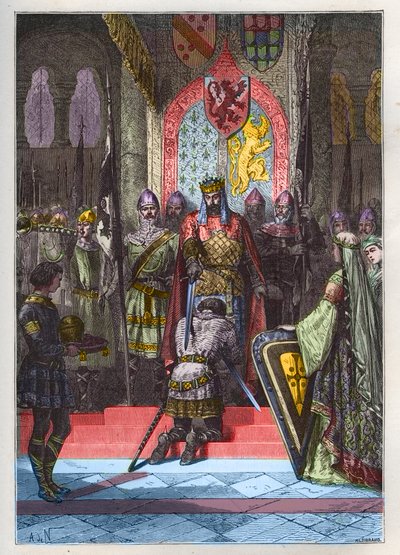 riddare - The Accolade - La Chevalerie - Mjukhet hos en riddare - L