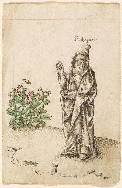 "Ät inte bönor" [fol. 25 recto] av French early 16th Century