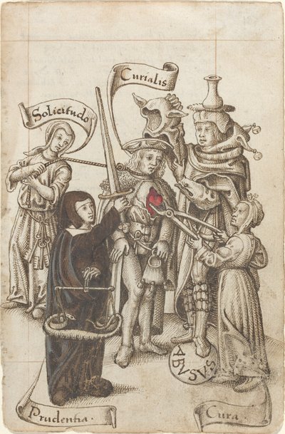 "Ät inte ditt hjärta ut" [fol. 22 recto] av French early 16th Century
