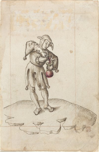 "Sätt inte mat i en kammarkruka" [fol. 24 recto] av French early 16th Century