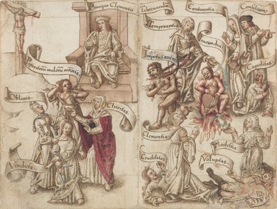"Utplåna spåret av krukan i askan" [fol. 32 verso / 33 recto] av French early 16th Century