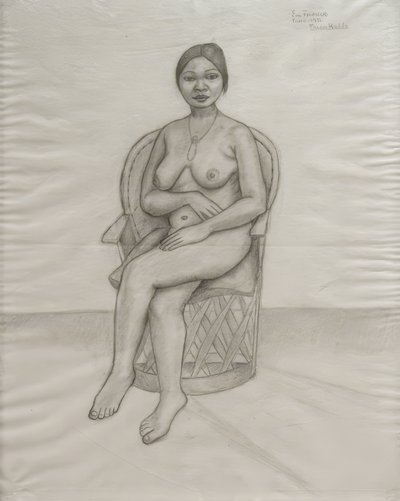 Eva Frederick nue av Frida Kahlo