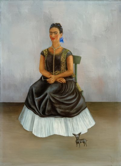 Itzcuintli hund med mig (självporträtt) av Frida Kahlo