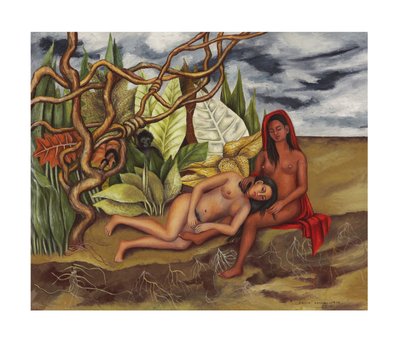 The Land Itself eller Två nakna i djungeln av Frida Kahlo
