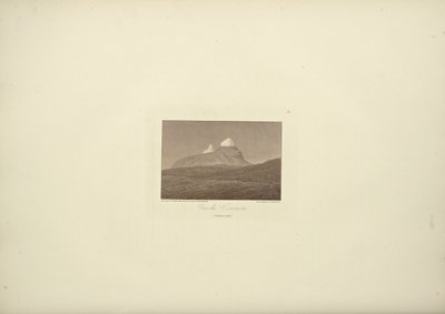 Vy över Corazon, tecknad av Gmelin, graverad av Arnold, illustration från 