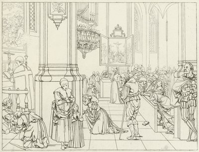 Illustration till Goethes Faust (gravyr) av Friedrich August Moritz Retzsch
