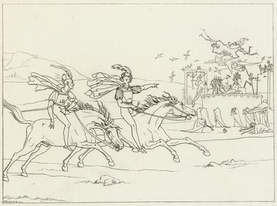 Illustration för Goethes Faust av Friedrich August Moritz Retzsch