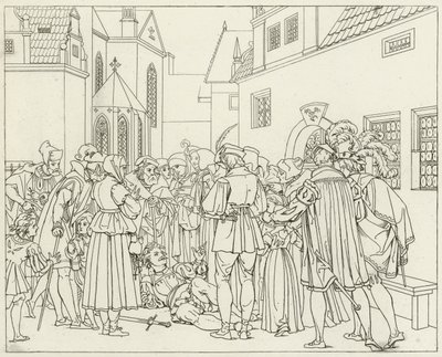 Illustration för Goethes Faust av Friedrich August Moritz Retzsch