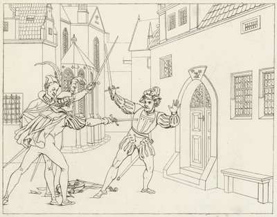 Illustration för Goethes Faust av Friedrich August Moritz Retzsch