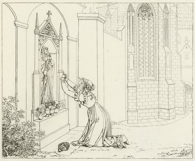 Illustration för Goethes Faust av Friedrich August Moritz Retzsch