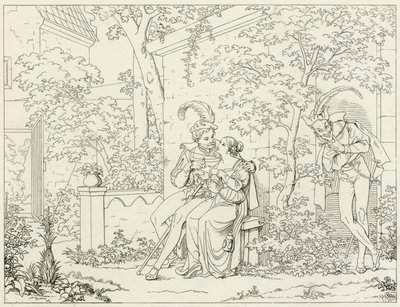 Illustration för Goethes Faust av Friedrich August Moritz Retzsch
