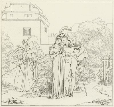 Illustration för Goethes Faust av Friedrich August Moritz Retzsch