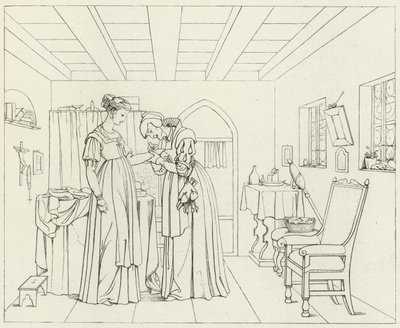 Illustration för Goethes Faust av Friedrich August Moritz Retzsch