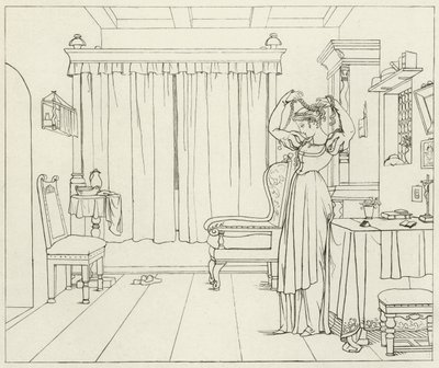 Illustration för Goethes Faust av Friedrich August Moritz Retzsch
