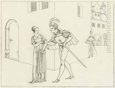 Illustration för Goethes Faust av Friedrich August Moritz Retzsch