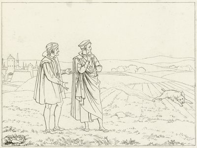 Illustration för Goethes Faust av Friedrich August Moritz Retzsch