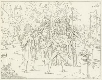 Illustration för Goethes Faust av Friedrich August Moritz Retzsch