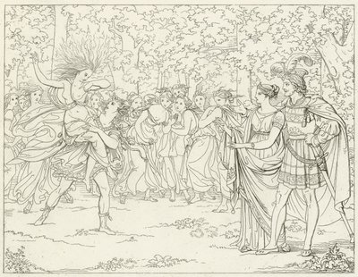 Illustration för Goethes Faust av Friedrich August Moritz Retzsch