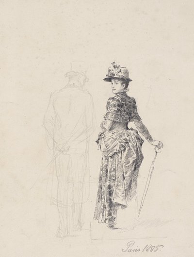 Paris 1885 av Friedrich August von Kaulbach