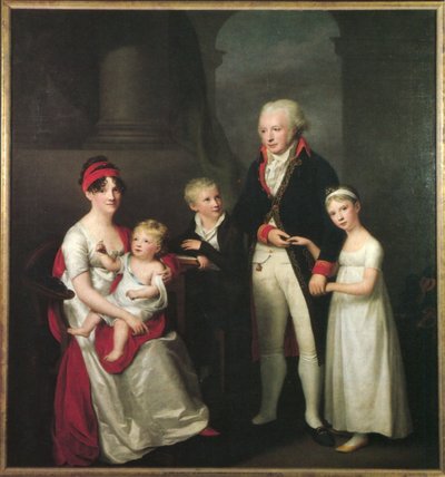 Familjen Gröger Souchay av Friedrich Carl Groger