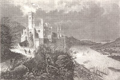 Schloss Stolzenfels av Friedrich Foltz