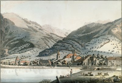 Staden Villeneuve av Friedrich Georg Wexelberg