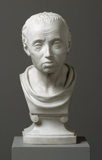 Porträtt av Emmanuel Kant (1724-1804), 1801 (marmor) av Friedrich Hagemann