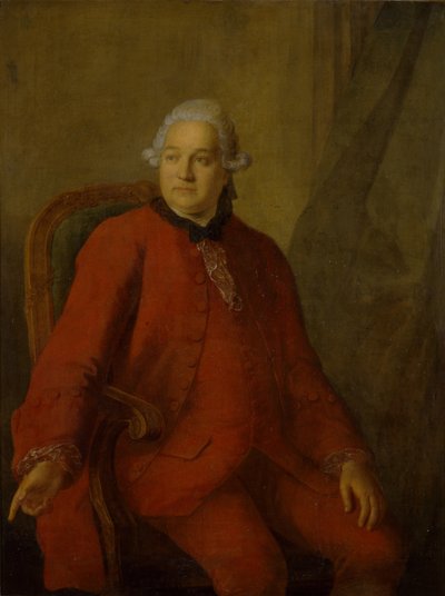 Porträtt av Yakov Alexeyevich Shubsky, 1765 av Friedrich Hartmann Barisien