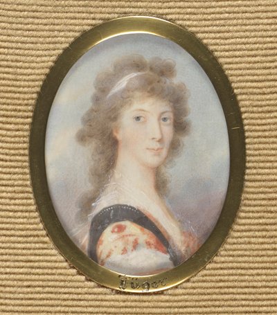 porträtt av en dam av Friedrich Heinrich Fuger