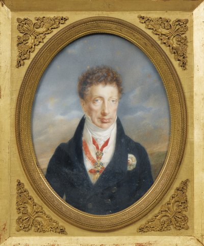 Ärkehertig Karl av Österrike 1771-1847, hertig av Teschen, ca. 1823 av Friedrich Johan Gottlieb Lieder