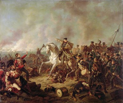 Slaget vid Waterloo av Friedrich Kaiser