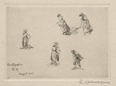 Hömakare, 1916. av Friedrich Kallmorgan