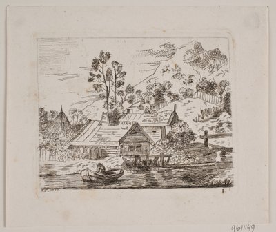 Bergsområde av Friedrich Münter