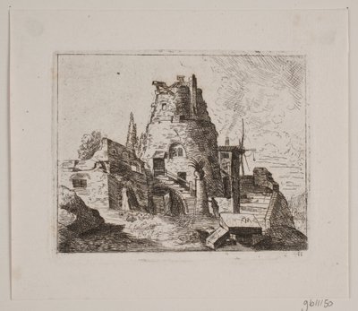 Ruin med torn av Friedrich Münter