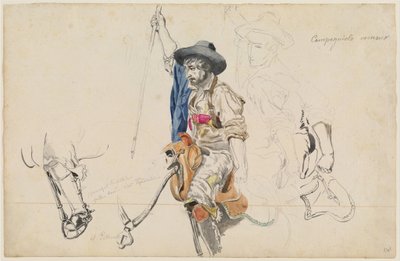 Roman Campagniolo av Friedrich Nerly