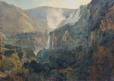 Vattenfallen i Terni av Friedrich Nerly d. Ä.