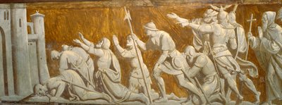 Korsfararna framför Jerusalems murar av Friedrich Overbeck