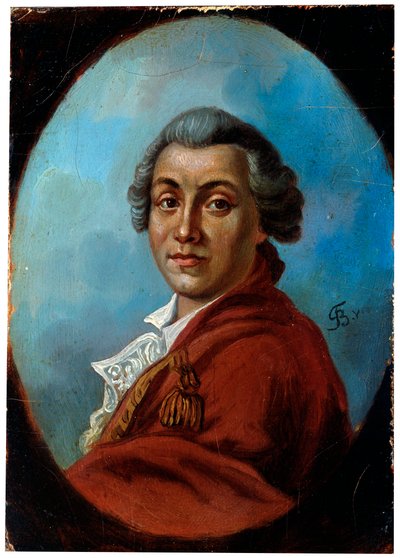 "Porträtt av poeten Alexander Sumarokov", 1798 av Friedrich Tischbein