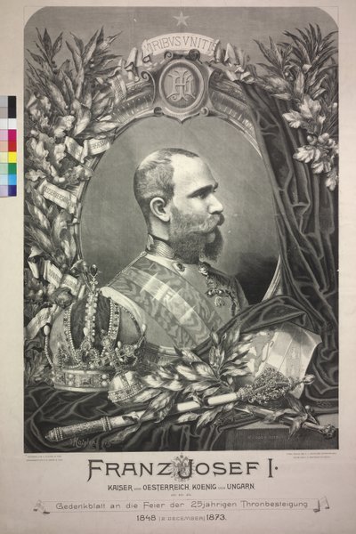 Kejsare av Österrike Franz Joseph I av Friedrich Wilhelm Bader