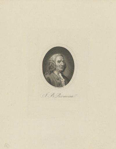 Porträtt av kompositören Jean-Philippe Rameau 1683-1764, 1802. av Friedrich Wilhelm Bollinger