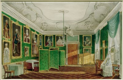 Berl. City Palace, prinsessan Maries sovrum av Friedrich Wilhelm Klose