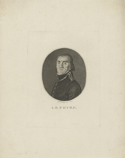 General François-Joseph Lefebvre 1755-1820, 1800. av Friedrich Wilhelm Nettling