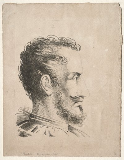 Profilhuvud. av Friedrich Wilhelm Reuter