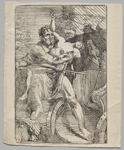 Bortförandet av Proserpina av Pluto (andra versionen) av Friedrich Wilhelm Reuter