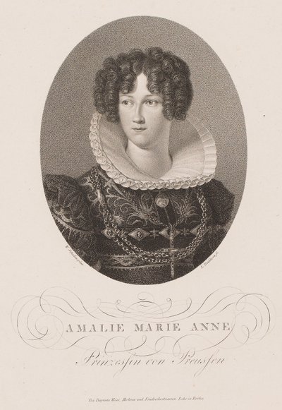 Prinsessan Marianne av Preussen 1785-1846, efter 1812. av Friedrich Wilhelm von Schadow